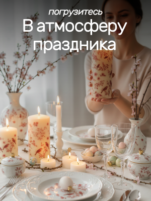 Наклейки переводные для свечей и декора Красная сакура из каталога Наклейки декупажные для декора свечей, яиц, изделий из гипса, в интернет-магазине BPW.style